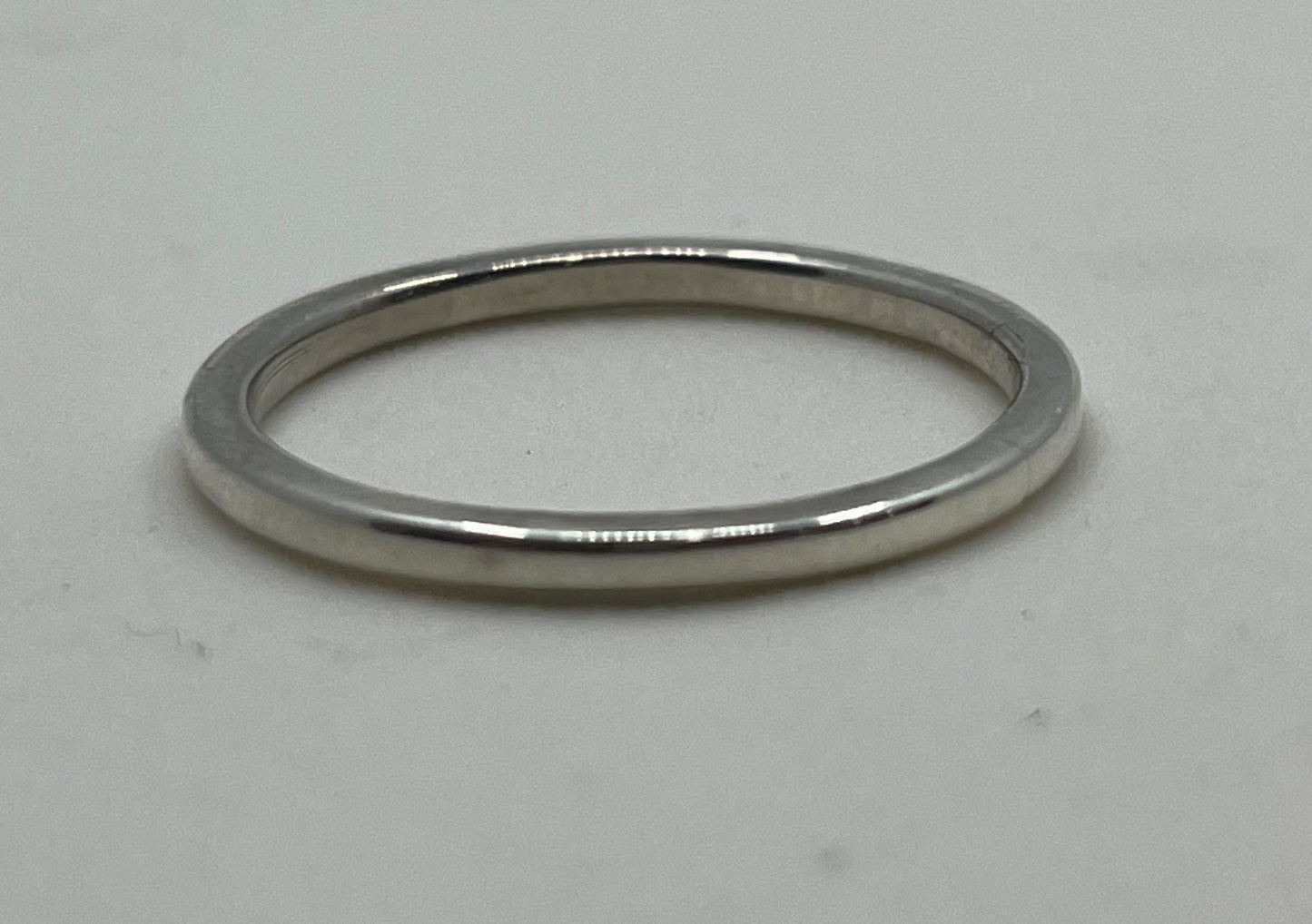 Silver square ring